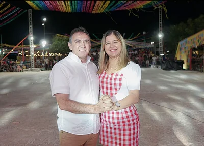 Pré-candidato a prefeito de Brasileira, Raniere Mazzille Ramos de Meneses e a atual prefeita Carmen Gean