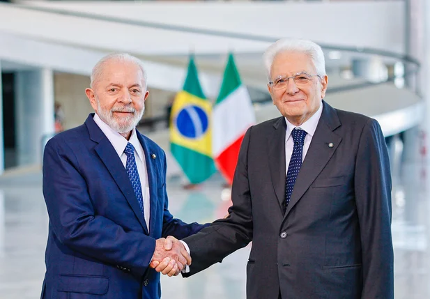 Presidente Lula e o presidente italiano Sergio Mattarella