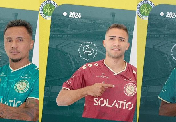 Primeiros reforços do Atlético-PI para o Piauiense Série B 2024