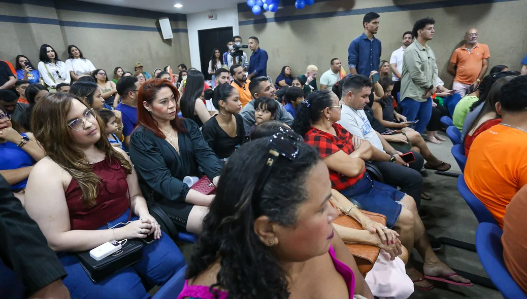 Público presente no lançamento oficial da chapa do Partido Novo em Teresina