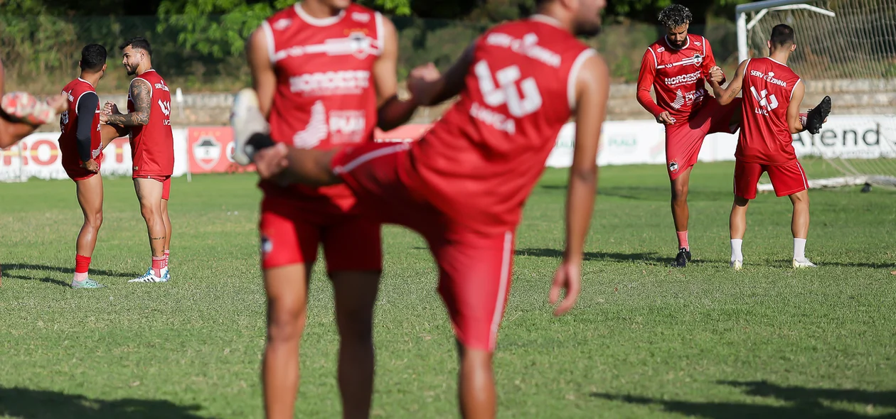 Time se preparando para o jogo de volta com o Porto Velho