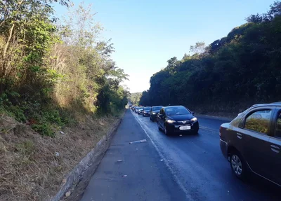 Trecho da BR 343 onde ocorreu o acidente