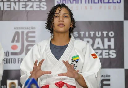 Treinadora da seleção brasileira feminina de judô, Sarah Menezes