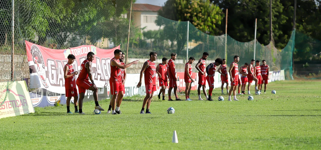 Treino do River-PI em Teresina