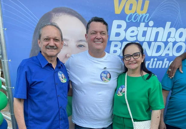 Wilson Brandão, Marquinho Maia e Betinha Brandão