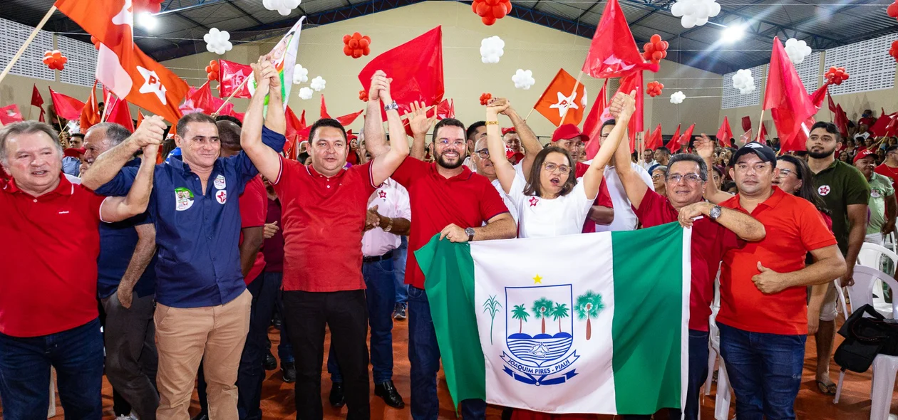 A convenção reuniu uma multidão