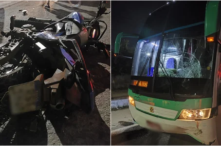 Acidente envolvendo moto e ônibus deixa uma pessoa morta em Luís Correia