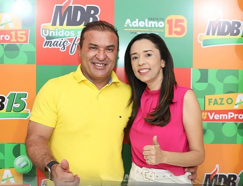 Adelmo da Cincal e Flávia Jacobina