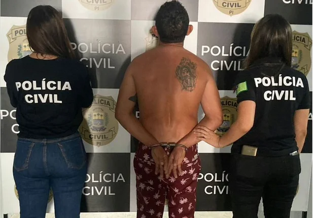 Alvo preso pela Polícia Civil de Campo Maior