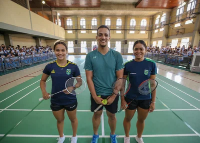 Atletas piauienses da Seleção Brasileira de Badminton