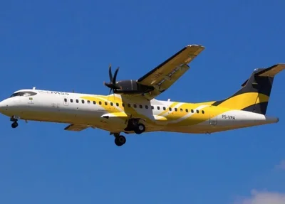 Avião modelo ATR prefixo PS-VPA