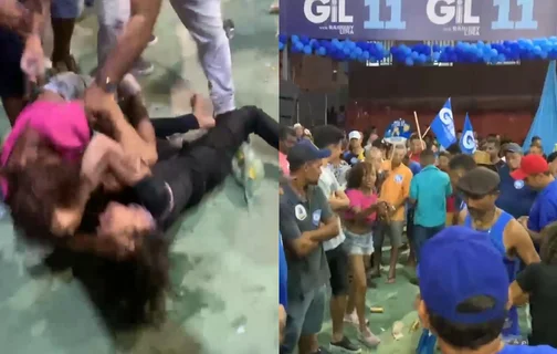 Briga durante convenção de Gil Paraibano