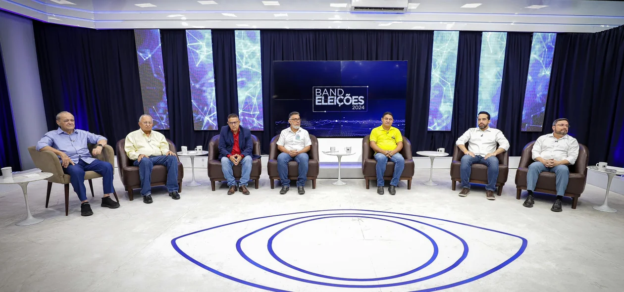 Candidatos a prefeito de Teresina em debate na Band Piauí