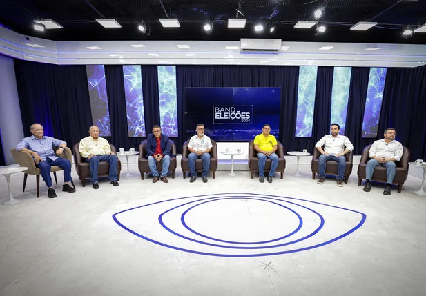 Candidatos a prefeito de Teresina em debate na Band Piauí