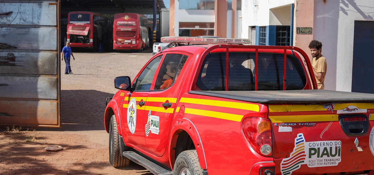 Corpo de Bombeiros de Timon atendeu a ocorrência