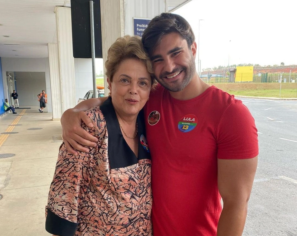 Dilma Rousseff e o sobrinho, Pedro Rousseff