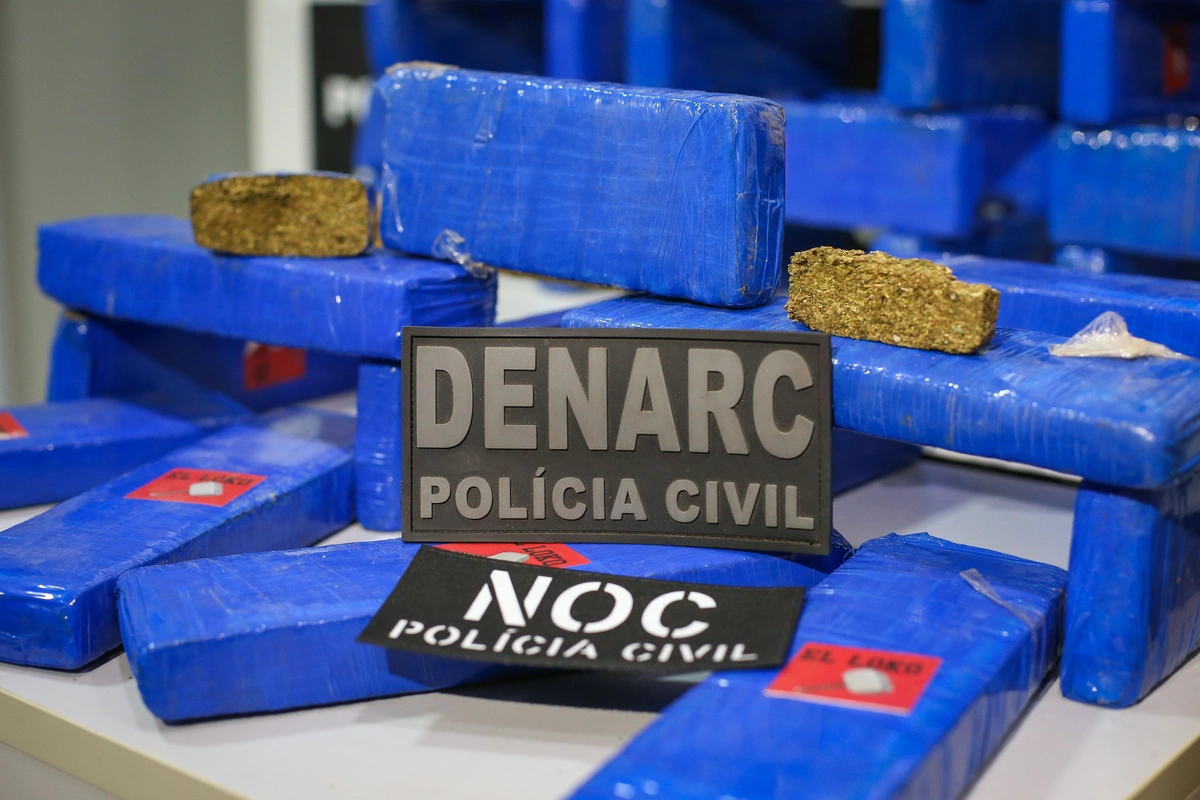 Drogas foram apreendidas na Operação 45 do Denarc