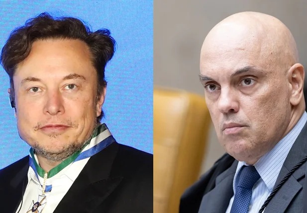 Elon Musk e Alexandre de Moraes