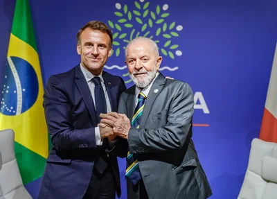 Emmanuel Macron e Lula