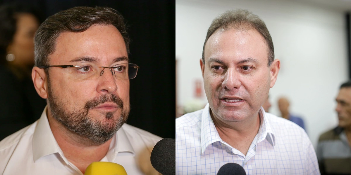 Fábio Novo (à esquerda) rebate Jeová Alencar e diz: "PF esteve na casa dele"