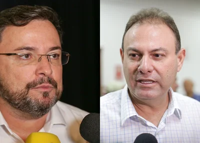 Fábio Novo (à esquerda) rebate Jeová Alencar e diz: "PF esteve na casa dele"