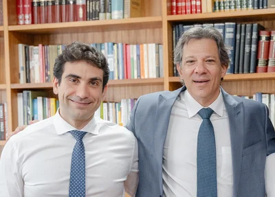 Fernando Haddad e Gabriel Galípolo