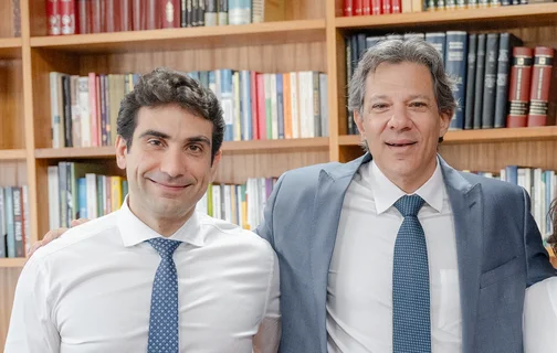 Fernando Haddad e Gabriel Galípolo