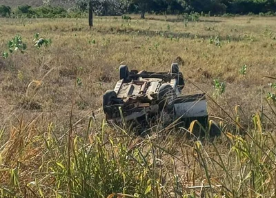 Homem ficou em estado grave em acidente na BR 135 em Santa Luz