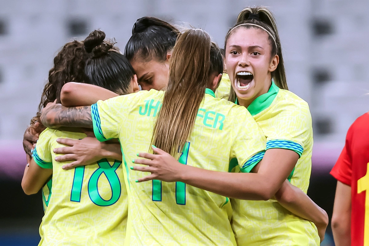 Jogos Olímpicos Paris 2024 - Futebol feminino - Partida semifinal entre Brasil e Espanha