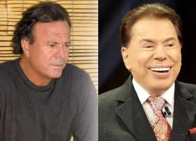 Julio Iglesias e Silvio Santos