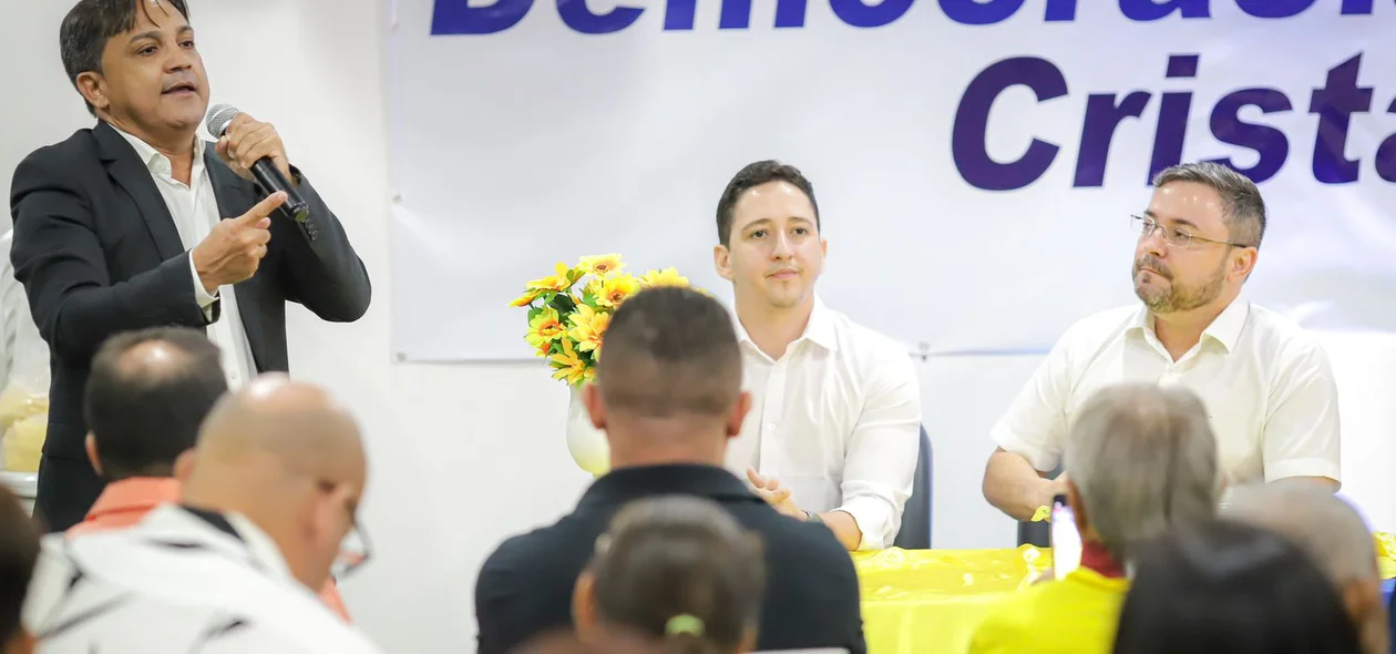 Luiz Gonzaga durante seu pronunciamento