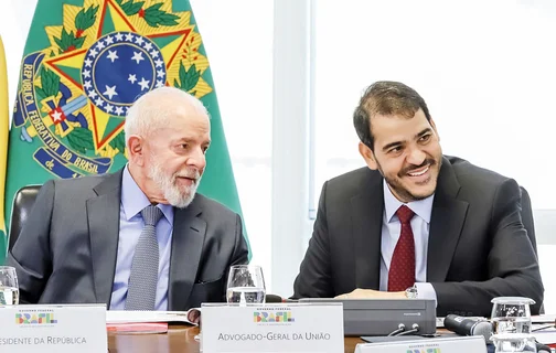 Lula e Jorge Messias, ministro da AGU