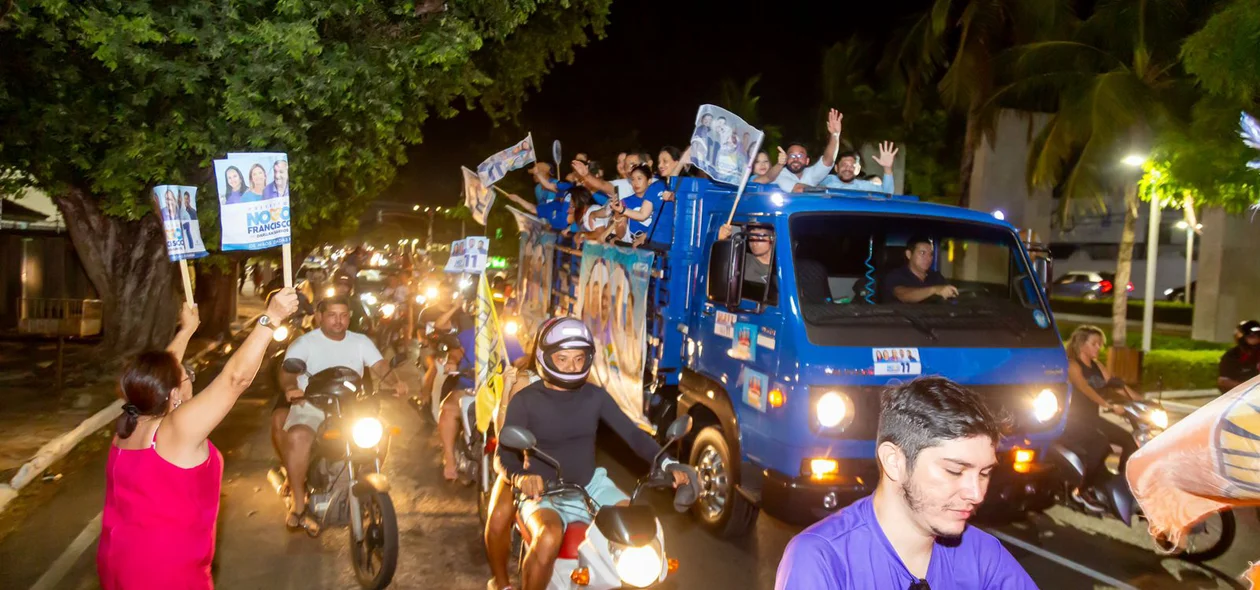 Momento da carreata