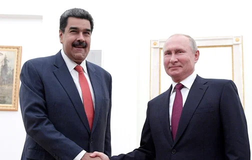 Nicolás Maduro e Vladimir Putin