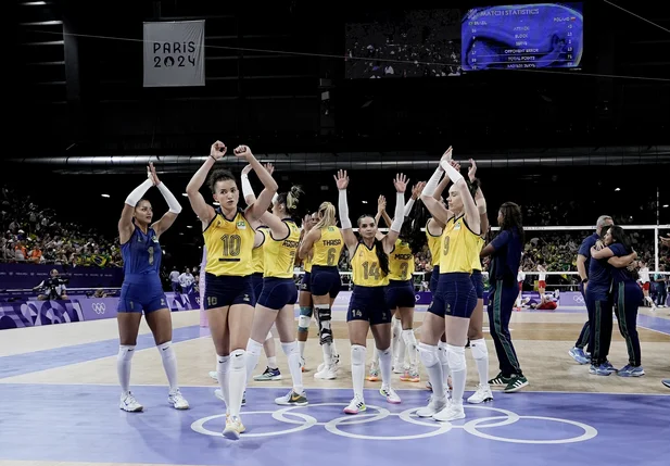 Olimpíadas: Brasil vence Polônia e avança de forma invicta no Vôlei