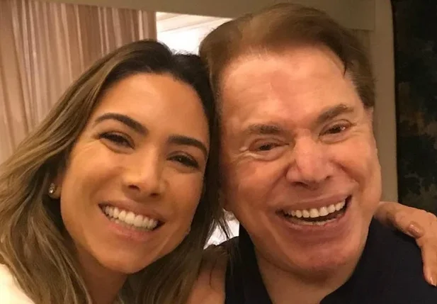 Patrícia Abravanel e Silvio Santos