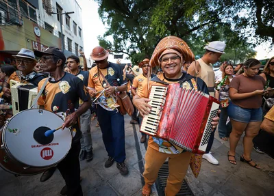 Percurso é animado com o som do baião