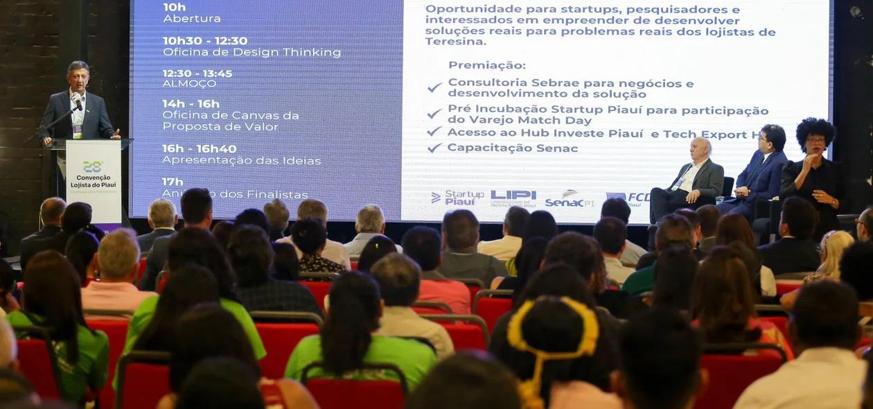 Programação da abertura da Convenção Lojista do Piauí