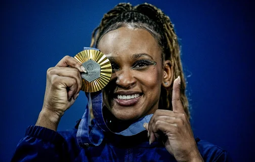 Rebeca Andrade ganhou medalha de ouro na ginástica