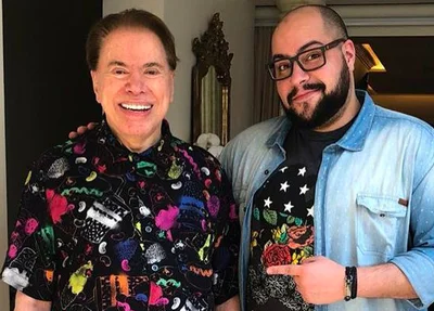 Silvio Santos e Tiago Abravanel