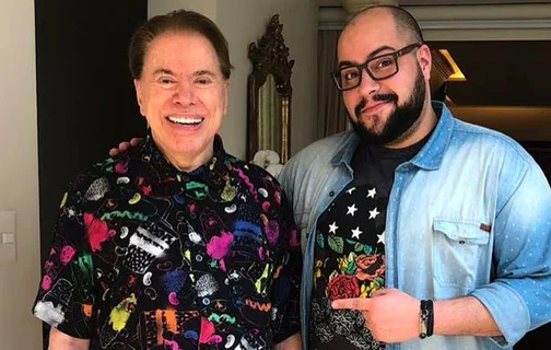 Silvio Santos e Tiago Abravanel