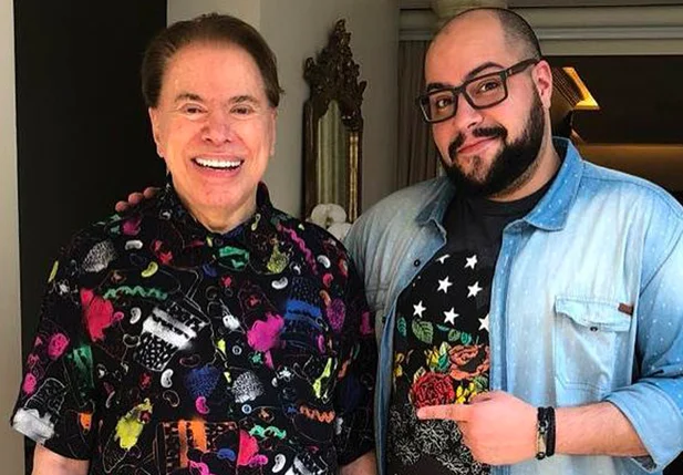 Silvio Santos e Tiago Abravanel