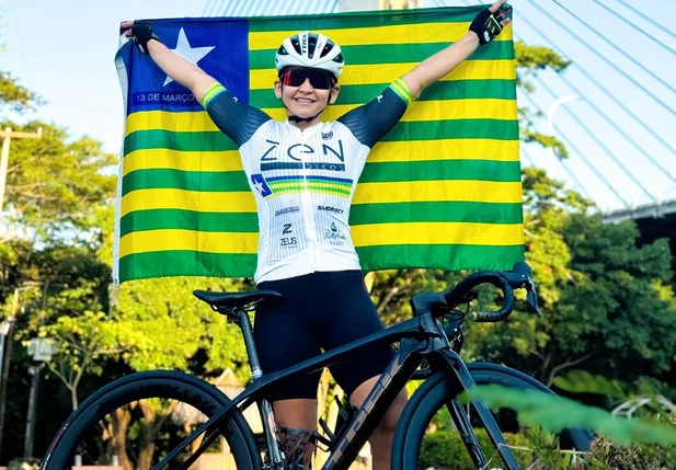 Socorro Vasconcelos, atleta piauiense de ciclismo