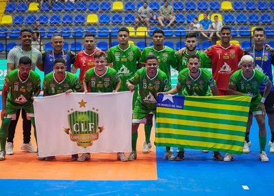 Time do Campo Largo na Taça Brasil de Futsal Divisão Especial 2024