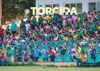 Torcida do Atlético Piauiense presente na estreia do Campeonato Piauiense Série B 2024.