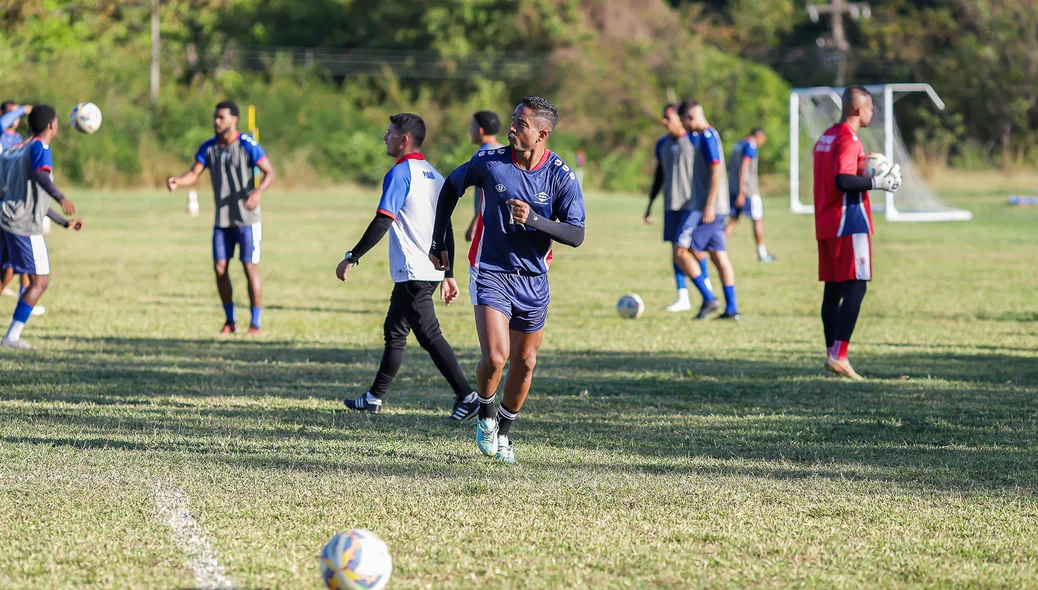 Treino aberto para imprensa