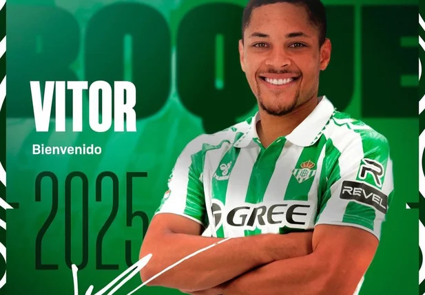 Vitor Roque é anunciado pelo Real Betis