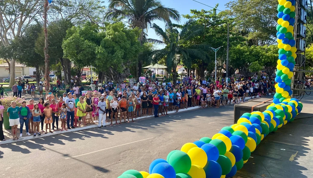 A população compareceu em peso