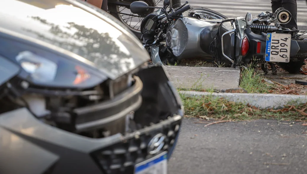 A vítima era passageira da motocicleta