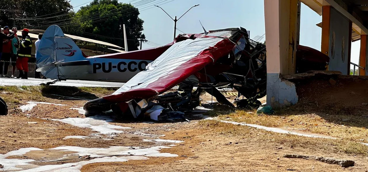 Aeronave destruída